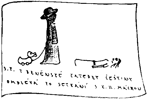 S. P. z brněnské katedry češtiny omdlévá po setkání s K. H. Máchou